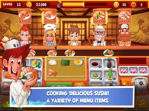 Изображение игры: Sushi Master Chef