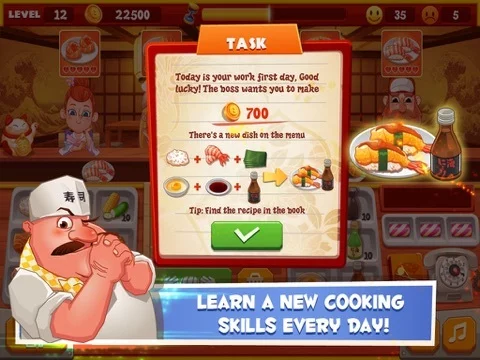 Изображение игры: Sushi Master Chef