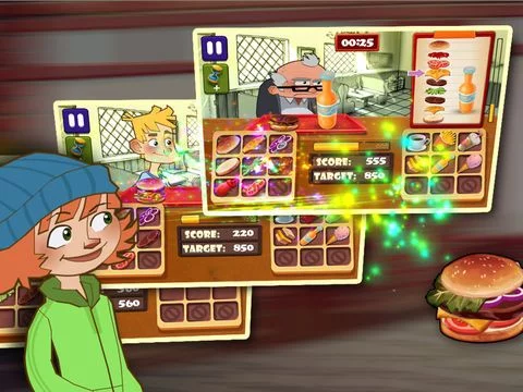 Изображение игры: Burger Shop Mania