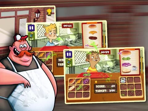 Изображение игры: Burger Shop Mania