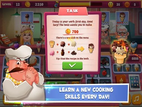 Изображение игры: Papa's Ice Cream Shop