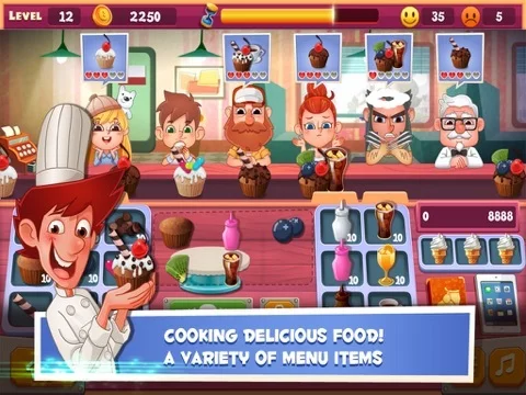 Изображение игры: Papa's Cake Shop