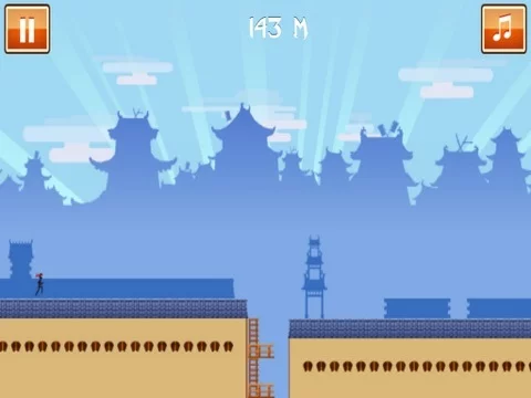 Изображение игры: Stickman Ninja Runner
