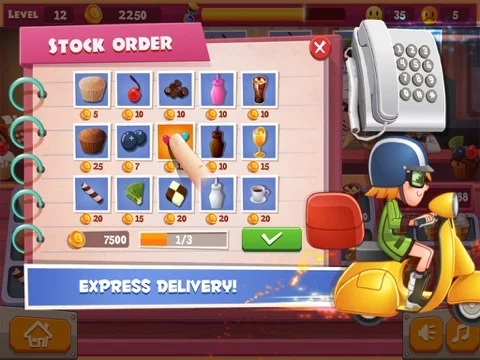 Изображение игры: Papa's Cake Shop