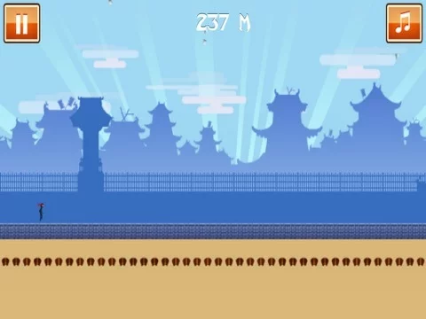 Изображение игры: Stickman Ninja Runner