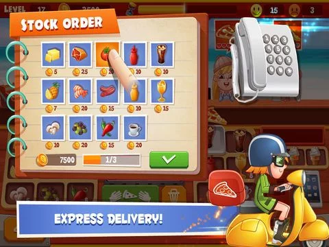 Изображение игры: Papa's Pizza Shop