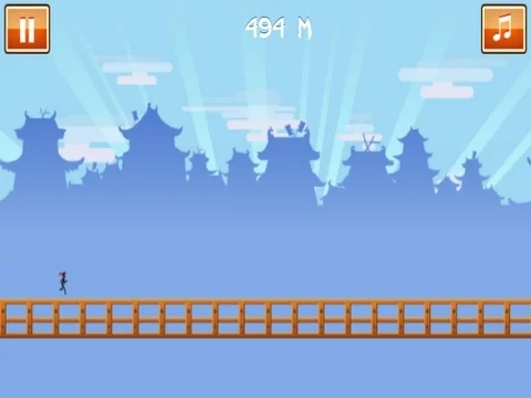 Изображение игры: Stickman Ninja Runner