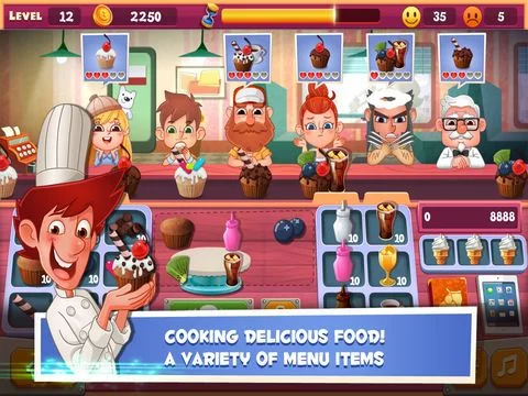 Изображение игры: Papa's Cake Shop