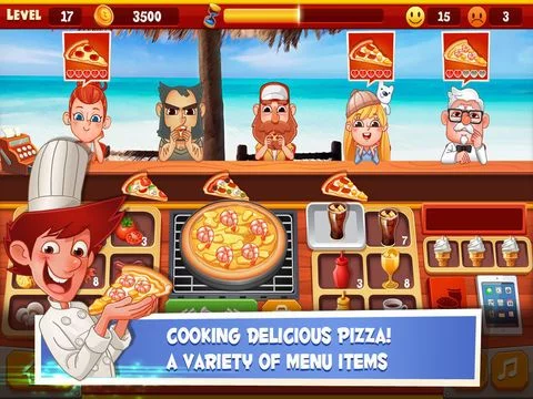 Изображение игры: Papa's Pizza Shop