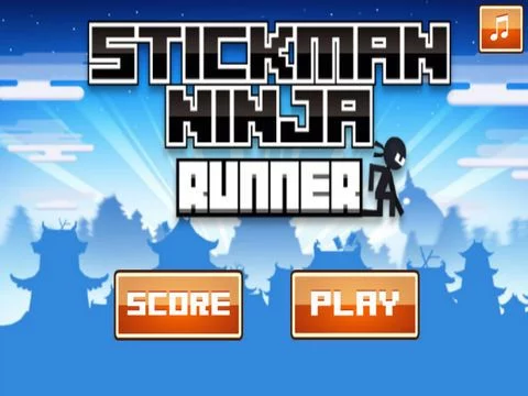 Изображение игры: Stickman Ninja Runner