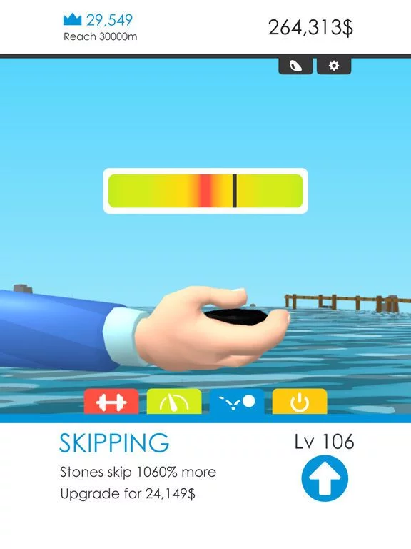 Изображение игры: Stone Skimming
