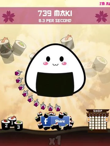 Изображение игры: Sushi Clickers (the Cookie saga)