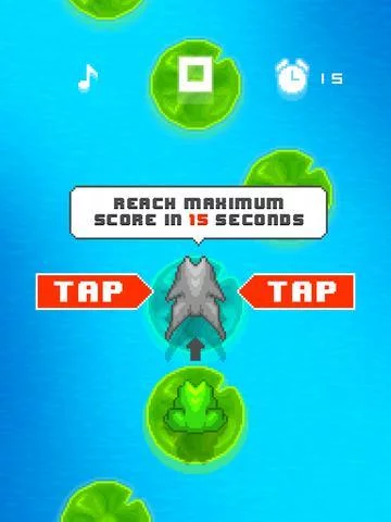 Изображение игры: Don't step the white tile with Tiny Frog