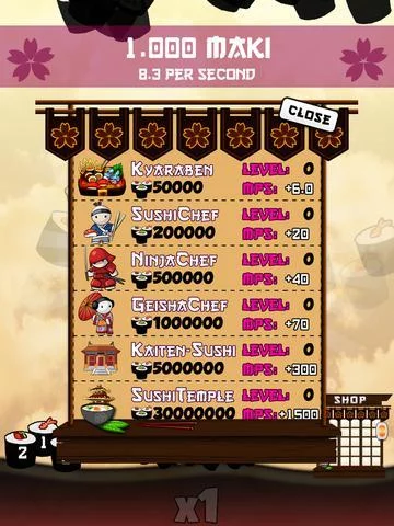 Изображение игры: Sushi Clickers (the Cookie saga)