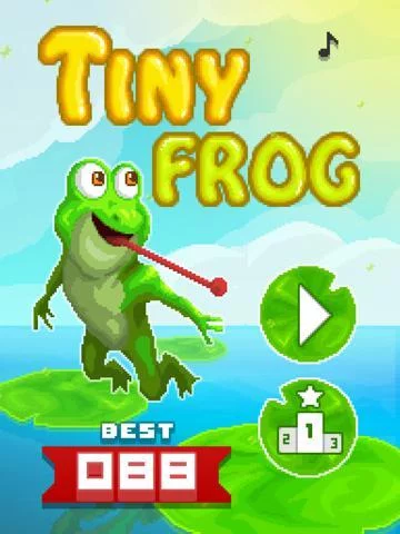Изображение игры: Don't step the white tile with Tiny Frog
