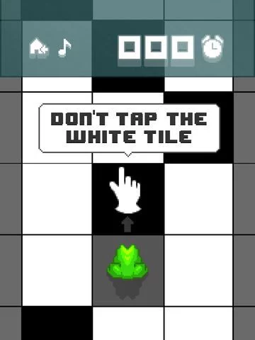 Изображение игры: Don't step the white tile with Tiny Frog