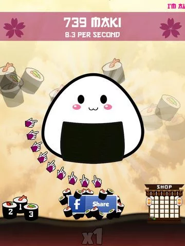 Изображение игры: Sushi Clickers (the Cookie saga)