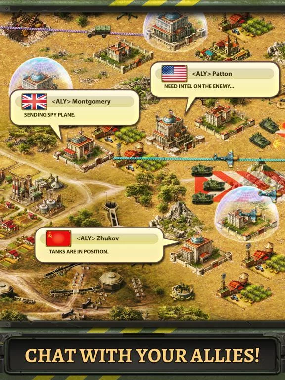 Изображение игры: World at War: WW2 Strategy MMO