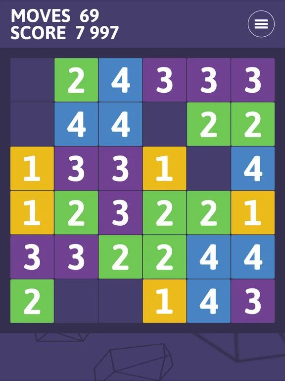 Изображение игры: POP4 Number Puzzle Game