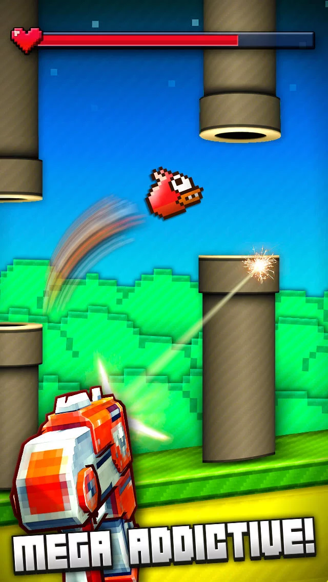 Изображение игры: Flappy Guns
