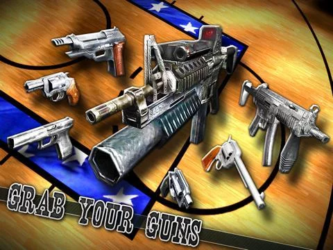 Изображение игры: American Basketball: Guns & Balls