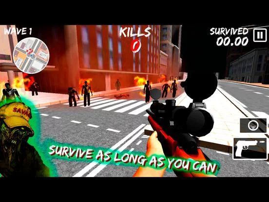 Изображение игры: Zombie Sniper Gun 3D City