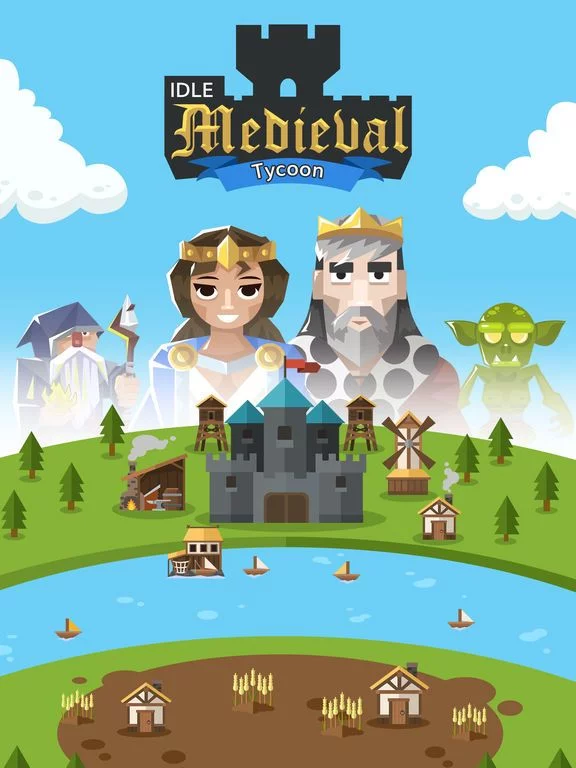 Изображение игры: Idle Medieval Tycoon - Clicker