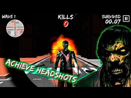 Изображение игры: Zombie Sniper Gun 3D City