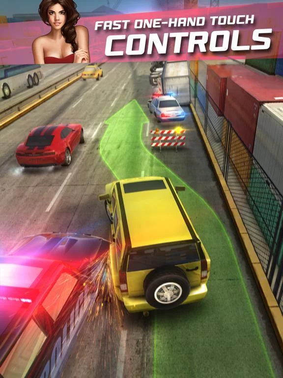 Изображение игры: Highway Getaway: Police Chase - Car Racing Game