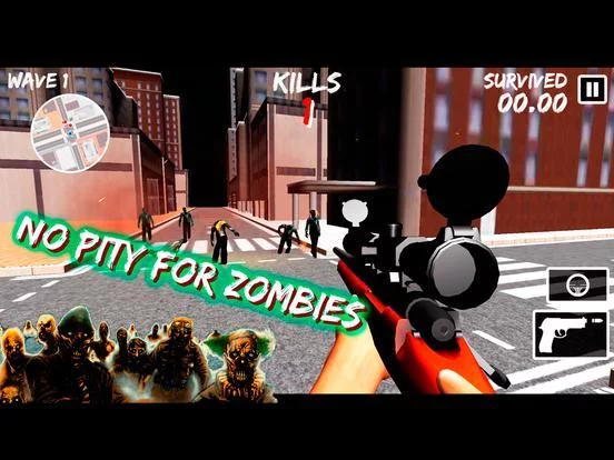 Изображение игры: Zombie Sniper Gun 3D City