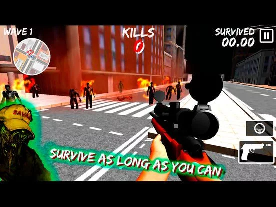 Изображение игры: Zombie Sniper Gun 3D City