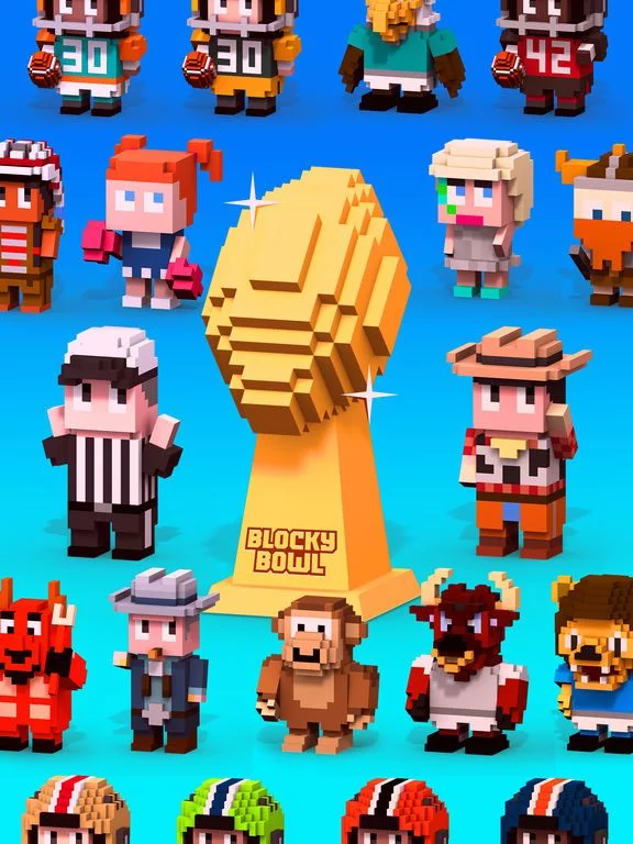 Изображение игры: Blocky Football