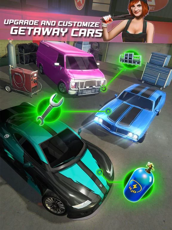 Изображение игры: Highway Getaway: Police Chase - Car Racing Game