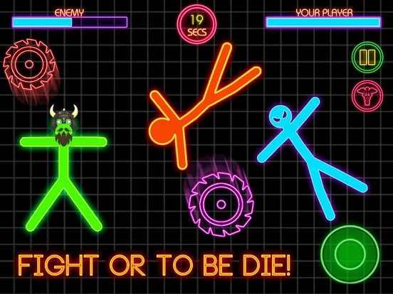 Изображение игры: Stickman War Lightsaber Games