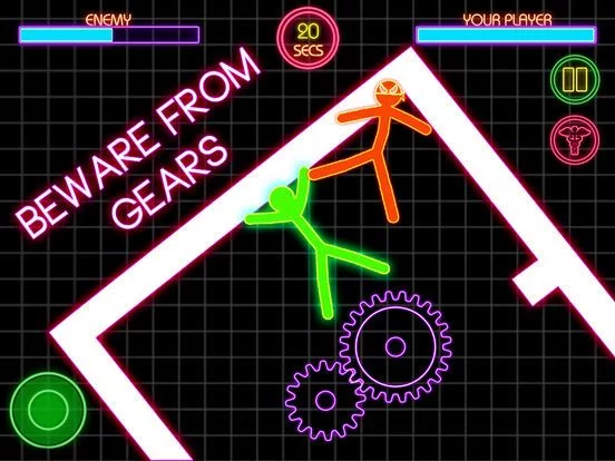 Изображение игры: Stickman War Lightsaber Games