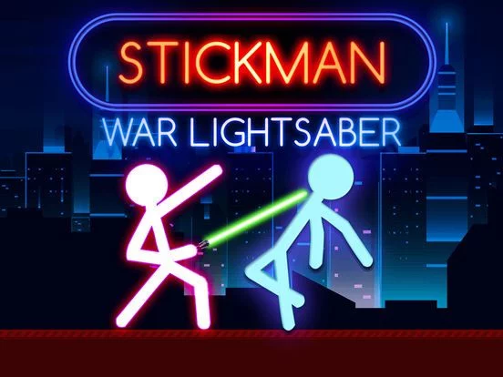 Изображение игры: Stickman War Lightsaber Games