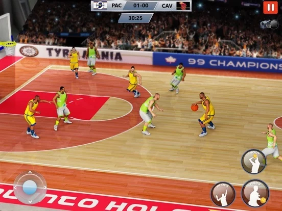 Изображение игры: Real Dunk Basketball Games