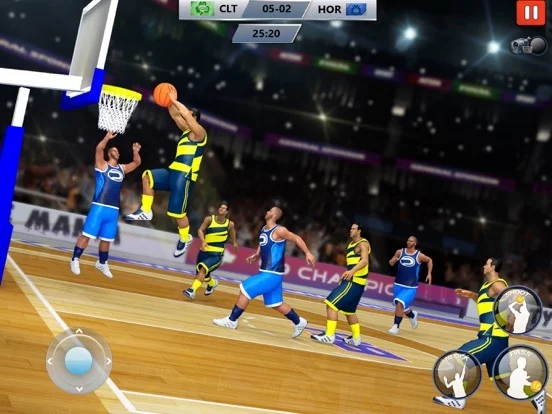 Изображение игры: Real Dunk Basketball Games