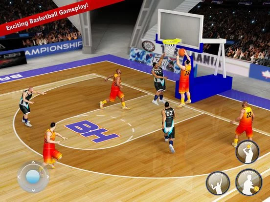 Изображение игры: Real Dunk Basketball Games