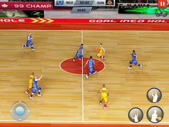Изображение игры: Real Dunk Basketball Games