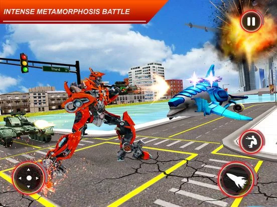 Изображение игры: MorphoBot War: Steel Robots 3D