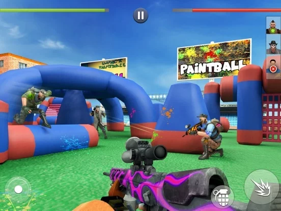 Изображение игры: Paintball Shooting Games 3D