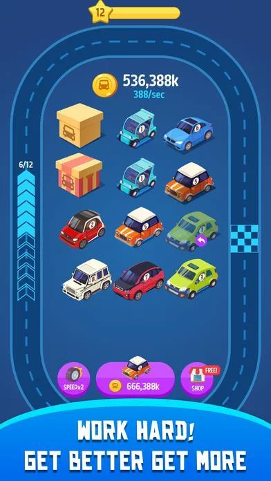 Изображение игры: Better Car - Merge & Idle Game