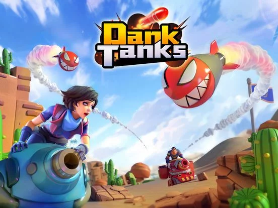Изображение игры: Dank Tanks