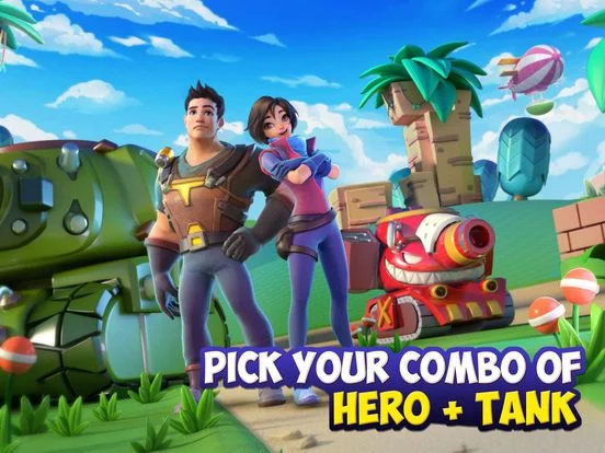 Изображение игры: Dank Tanks