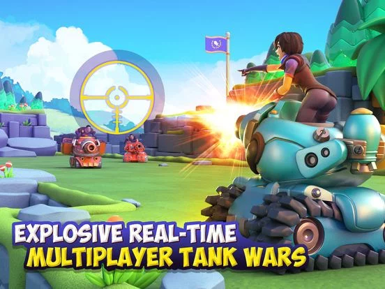 Изображение игры: Dank Tanks