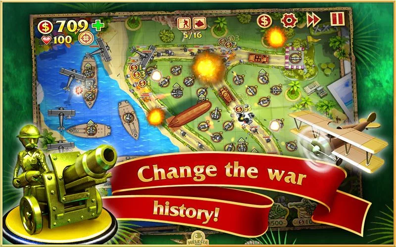 Изображение игры: Toy Defense. World War I – strategy