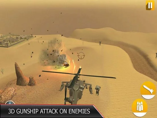 Изображение игры: Gunship Heli: Air Fighting