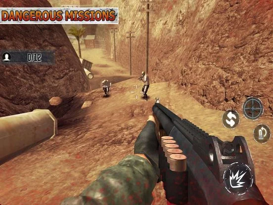Изображение игры: War Shooting Enemies Experien