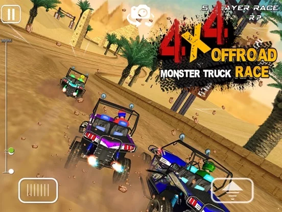 Изображение игры: 4x4 OFFROAD MONSTER TRUCK RACE